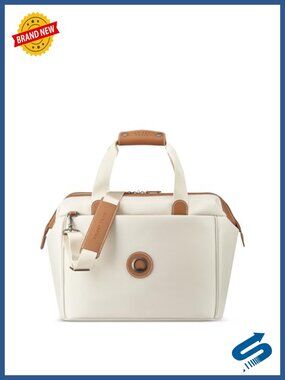 Small Weekender Travel Duffle Bag Recycled Fabric Vegan Leather Carry-On